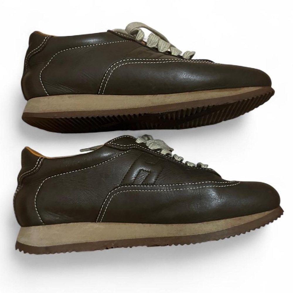 Hermes leather sneakers brown - Picture 7 of 7